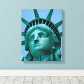 Toile Monuments | Statue de Liberty Face (Insitu (Plancher de Bois))