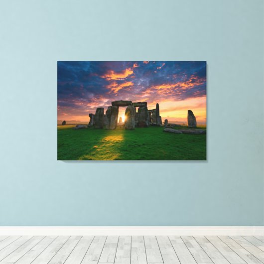 Toile Monuments | Stonhenge, England (Insitu (Plancher de Bois))