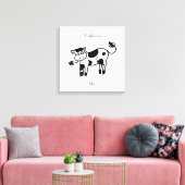 Toile Moo Cow Thunder_Cove (Insitu(Salon))