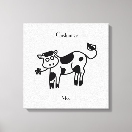 Toile Moo Cow Thunder_Cove (Recto)