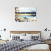 Toile Moody Beachscape (Insitu(Chambre))