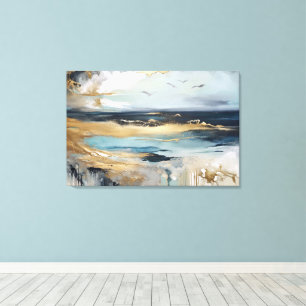 Toile Moody Beachscape