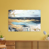 Toile Moody Beachscape (Insitu(Salon))
