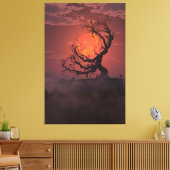 Toile Moon de récolte (Portrait) (Insitu(Salon))