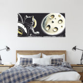 Toile Moon Kitty (Insitu(Chambre))