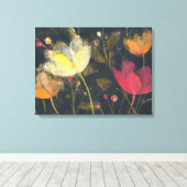 Toile Moonlight Garden on Black (Insitu (Plancher de Bois))