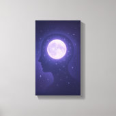 Toile Moonlight Minds - Dreamy Cosmic Astrology Canvas (Recto)