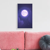 Toile Moonlight Minds - Dreamy Cosmic Astrology Canvas (Insitu(Salon))
