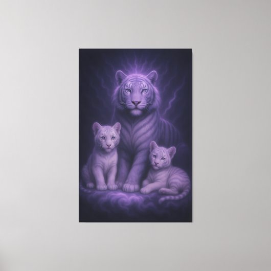 Toile Moonlit Blue Guardians | ManJiangHong Fine Art   (Recto)