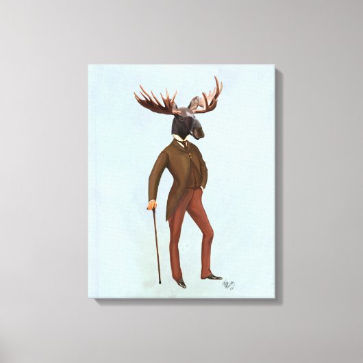 Toile Moose En Costume Complet (Recto)