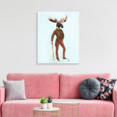 Toile Moose En Costume Complet (Insitu(Salon))