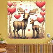 Toile Moose Love 2 (Insitu(Salon))