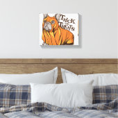 Toile Mops d'Halloween (Insitu(Chambre))