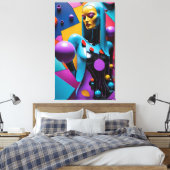 Toile Morceaux de son télékinésie (Insitu(Chambre))