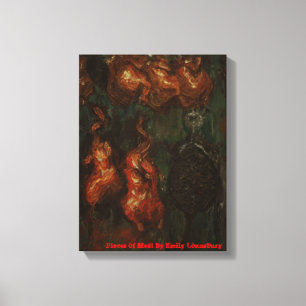 Toile Morceaux de viande