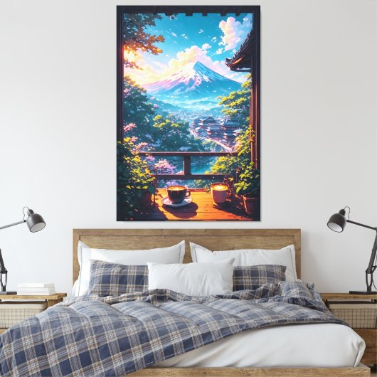 Toile Morning Calm over Fuji (Insitu(Chambre))