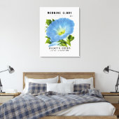 Toile Morning Glory Vintage Seed Packet (Insitu(Chambre))
