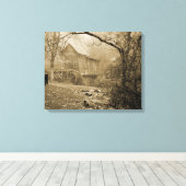 Toile Morning Mist (Insitu (Plancher de Bois))