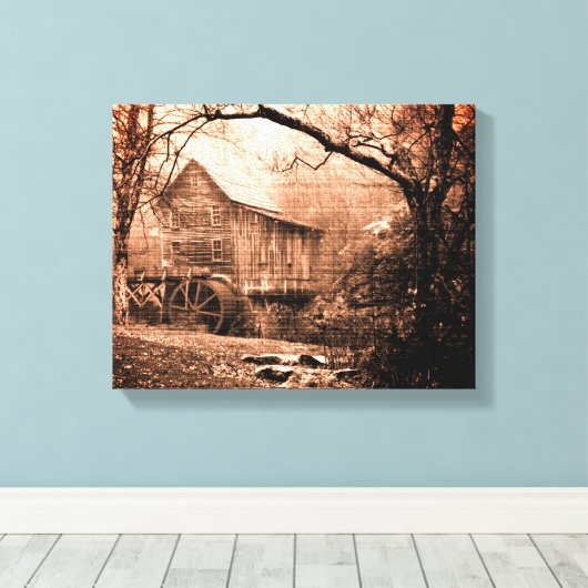 Toile Morning Mist (Insitu (Plancher de Bois))