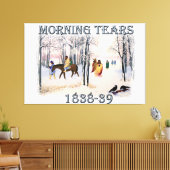 Toile Morning Tears décrit le Cherokee Trail de 1838-183 (Insitu(Salon))