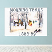 Toile Morning Tears décrit le Cherokee Trail de 1838-183 (Insitu (Plancher de Bois))