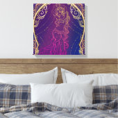 Toile Moroccan Arabes Danse du Ventre Glam Violet & Or (Insitu(Chambre))