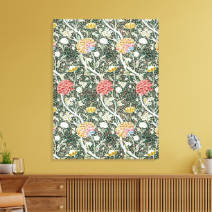 Toile Morris Cray Vintage Blossom Design Floral Vert