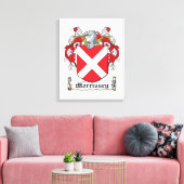 Toile Morrissey Family Crest (Insitu(Salon))