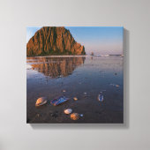 Toile Morro Rock Reflétant Dans Le Sable Humide (Recto)