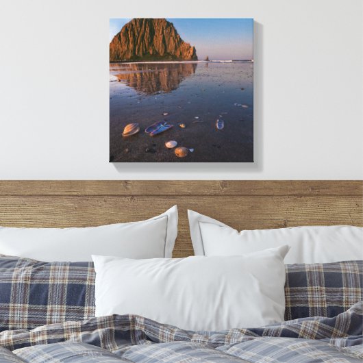Toile Morro Rock Reflétant Dans Le Sable Humide (Insitu(Chambre))