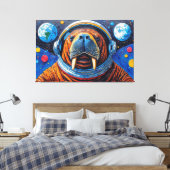 TOILE MORSE DANS L'ESPACE-6 (Insitu(Chambre))