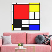 Toile MOSAIC rectangles carré couleur I + vos idées (Insitu(Salon))