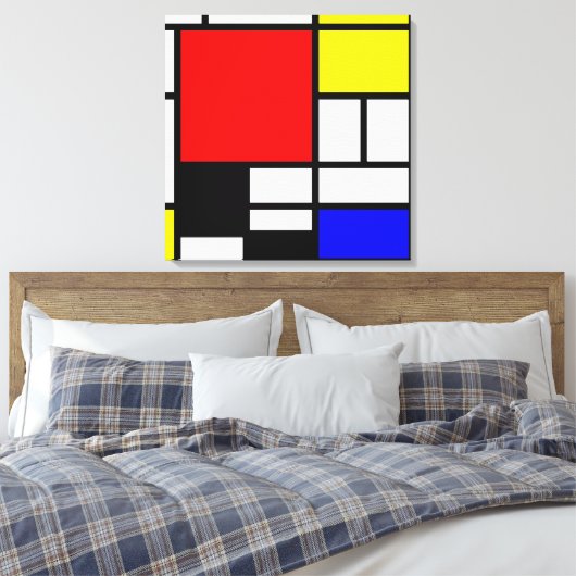 Toile MOSAIC rectangles carré couleur I + vos idées (Insitu(Chambre))