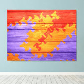 Toile Mosaïque Abstrait Pastel Wood (Insitu (Plancher de Bois))