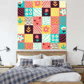 Toile Mosaïque Abstraite (Insitu(Chambre))