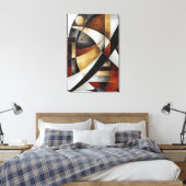 Toile Mosaïque Abstraite Terreuse (Insitu(Chambre))