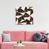 Toile Mosaïque de marbre rose (Insitu(Salon))