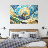 Toile mosaïque océanique 004 (Insitu(Chambre))