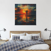 Toile Mosaïque surréaliste : Les perspectives fragmentée (Insitu(Chambre))