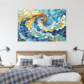Toile Mosaïque tourbillon de vent 002 (Insitu(Chambre))