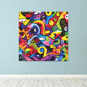 Toile Mosaïque visionnaire (Insitu (Plancher de Bois))