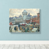 Toile Moscou antique, départ après un combat (Insitu (Plancher de Bois))