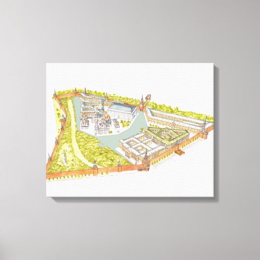 Toile Moscou Kremlin (Recto)