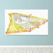 Toile Moscou Kremlin (Insitu (Plancher de Bois))