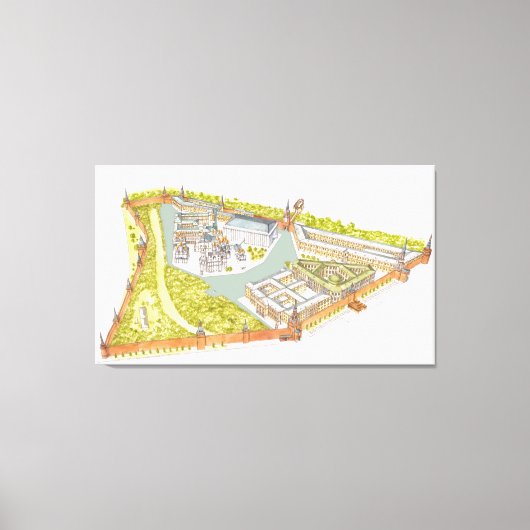 Toile Moscou Kremlin (Recto)