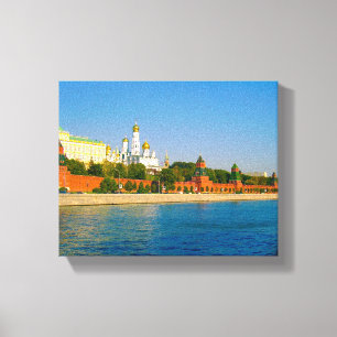 Toile Moscou Russie Kremlin Architecture Moskva