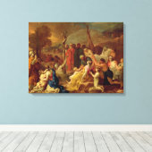 Toile Moses and the Brazen Serpent, c.1653-54 (Insitu (Plancher de Bois))