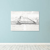 Toile Mosquée de Médine, de 'Entwurf einer historischen (Insitu (Plancher de Bois))