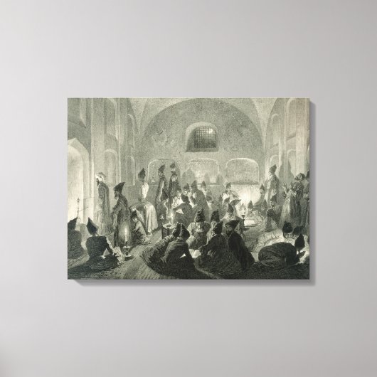 Toile Mosquée persane à Erevan, Arménie, une nuit pendan (Recto)