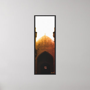 Toile Mosquée royale d'Ispahan en Iran vintage